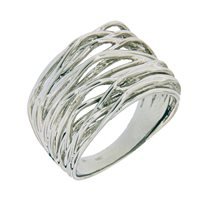 Anello Gemoro Donna Radici in Oro bianco AB1066BIA - AB1066BIA
